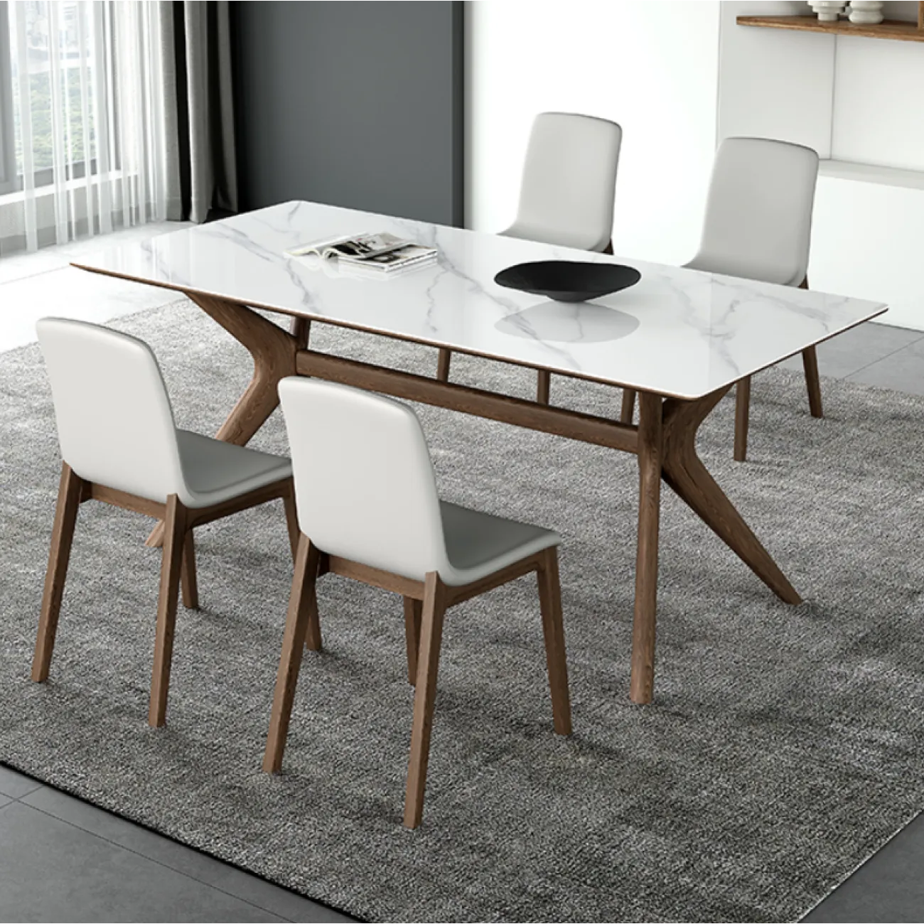 Обеденный стол из сланца LaLume AR21250-23