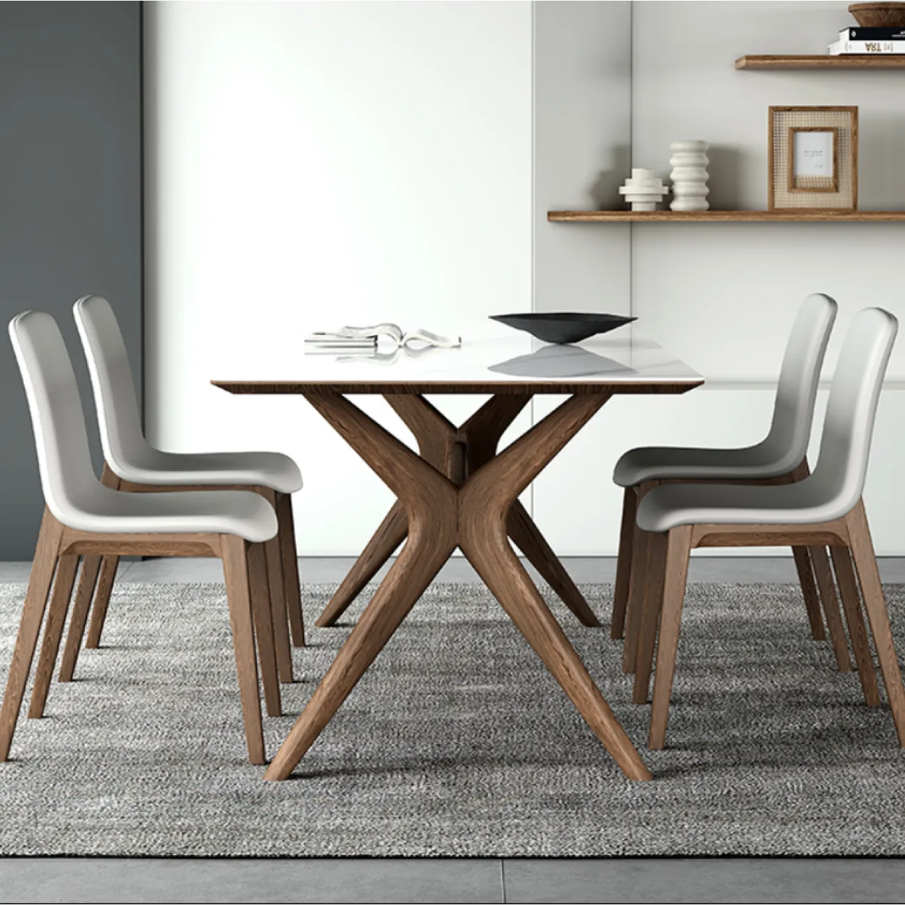 Обеденный стол из сланца LaLume AR21250-23