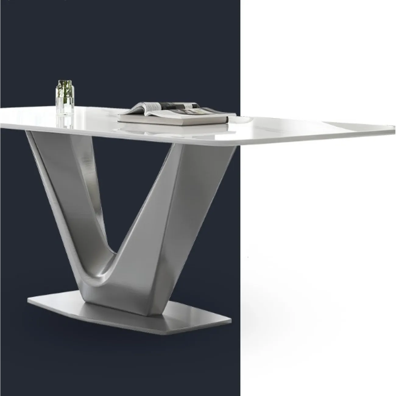 Роскошный обеденный стол LaLume AR21259-23 из камня