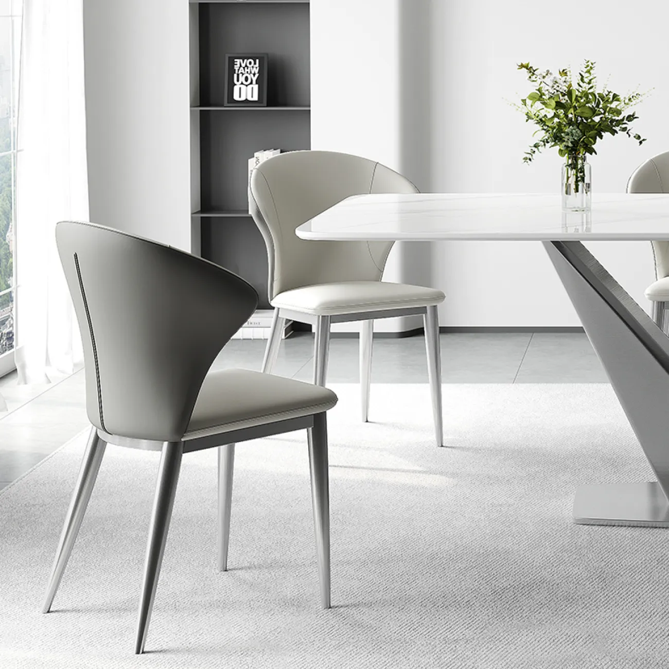 Роскошный обеденный стол LaLume AR21259-23 из камня