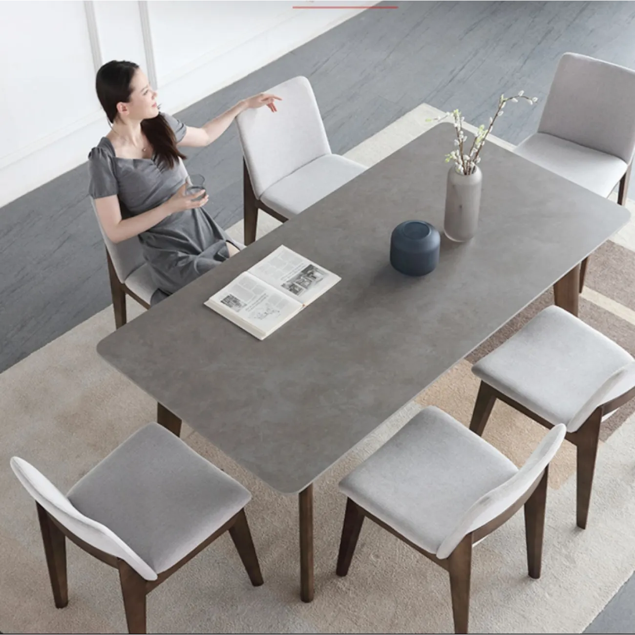 Современный обеденный стул из ясеня LaLume AR21246-23