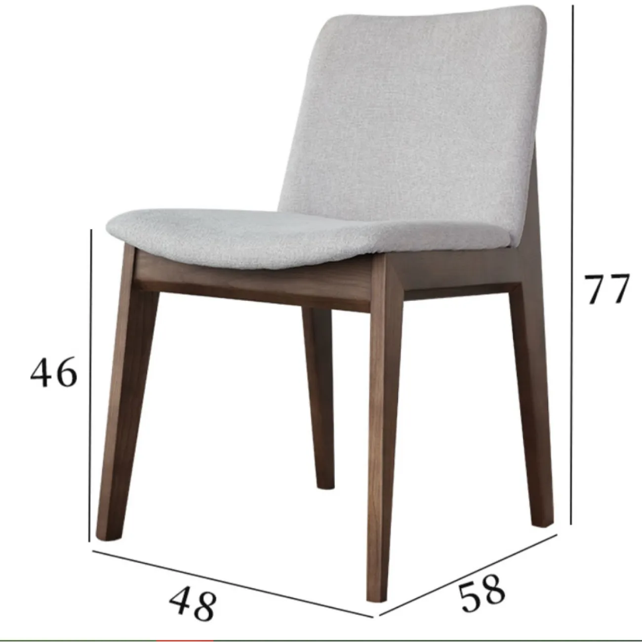 Современный обеденный стул из ясеня LaLume AR21246-23