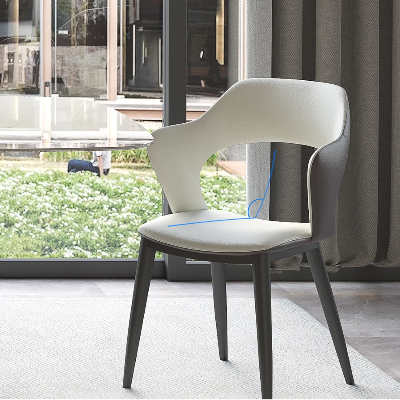 Роскошный дизайнерский стул LaLume AR21247-23