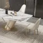 Легкий обеденный стул LaLume AR21258-23 из искусственной кожи