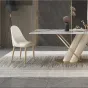 Легкий обеденный стул LaLume AR21258-23 из искусственной кожи