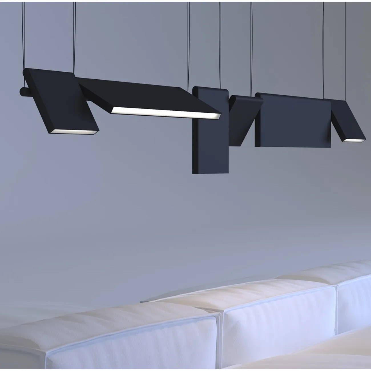 Ультрасовременный модульный светильник с множеством красиво стилизованных и визуально интригующих вариантов освещения Capitolio Ультрасовременный модульный светильник с множеством красиво стилизованных и визуально интригующих вариантов освещения Capitolio