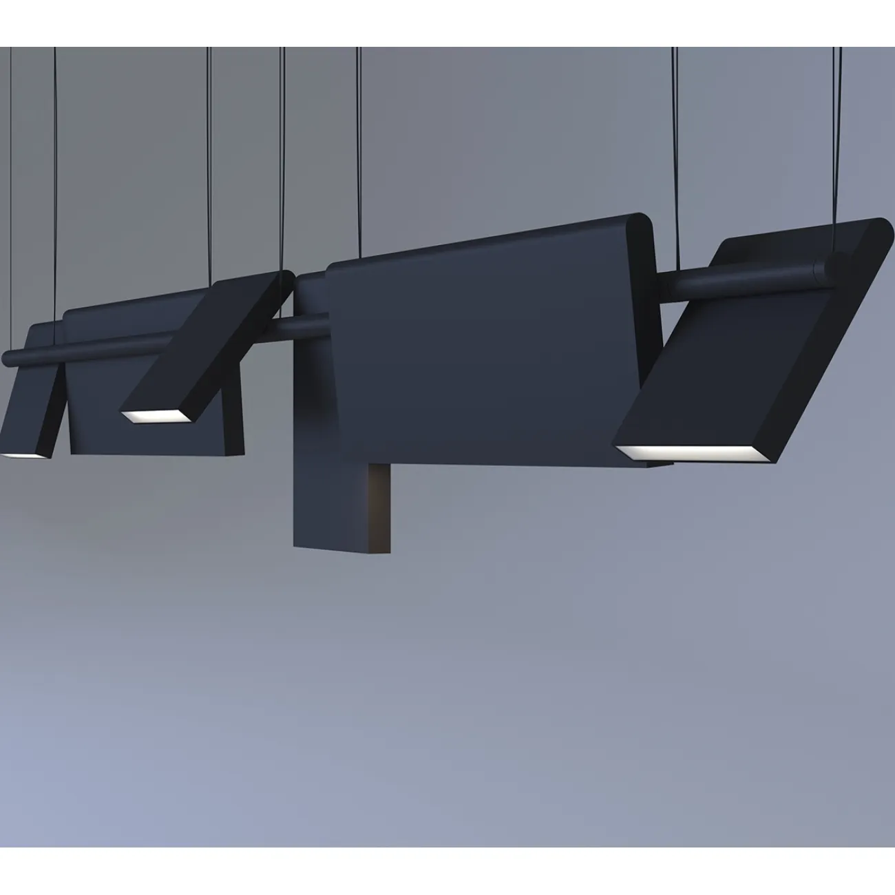 Ультрасовременный модульный светильник с множеством красиво стилизованных и визуально интригующих вариантов освещения Capitolio Ультрасовременный модульный светильник с множеством красиво стилизованных и визуально интригующих вариантов освещения Capitolio