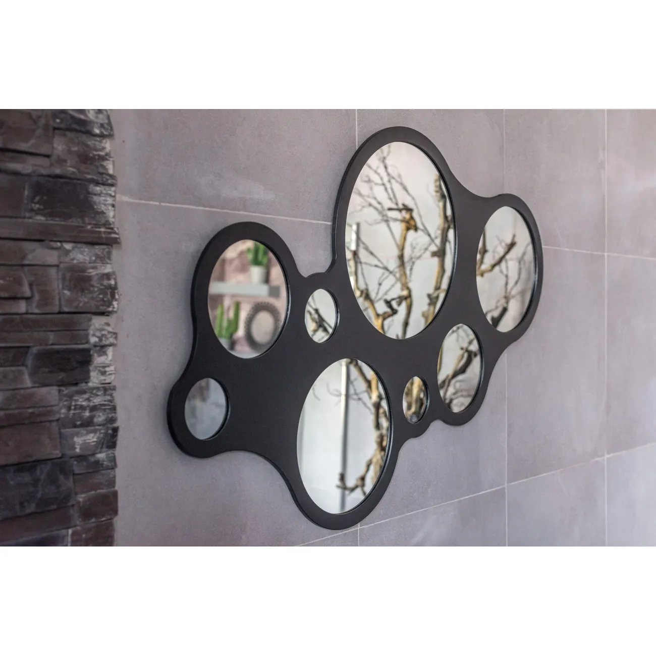 Зеркало Round Eyes Black от LaLume