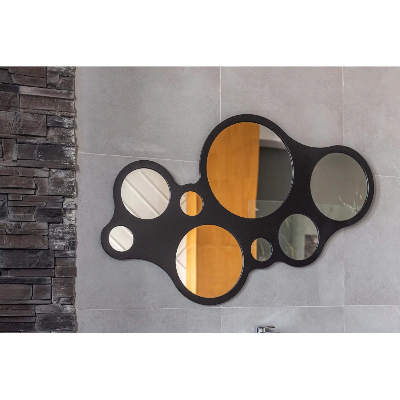 Зеркало Round Eyes Black от LaLume