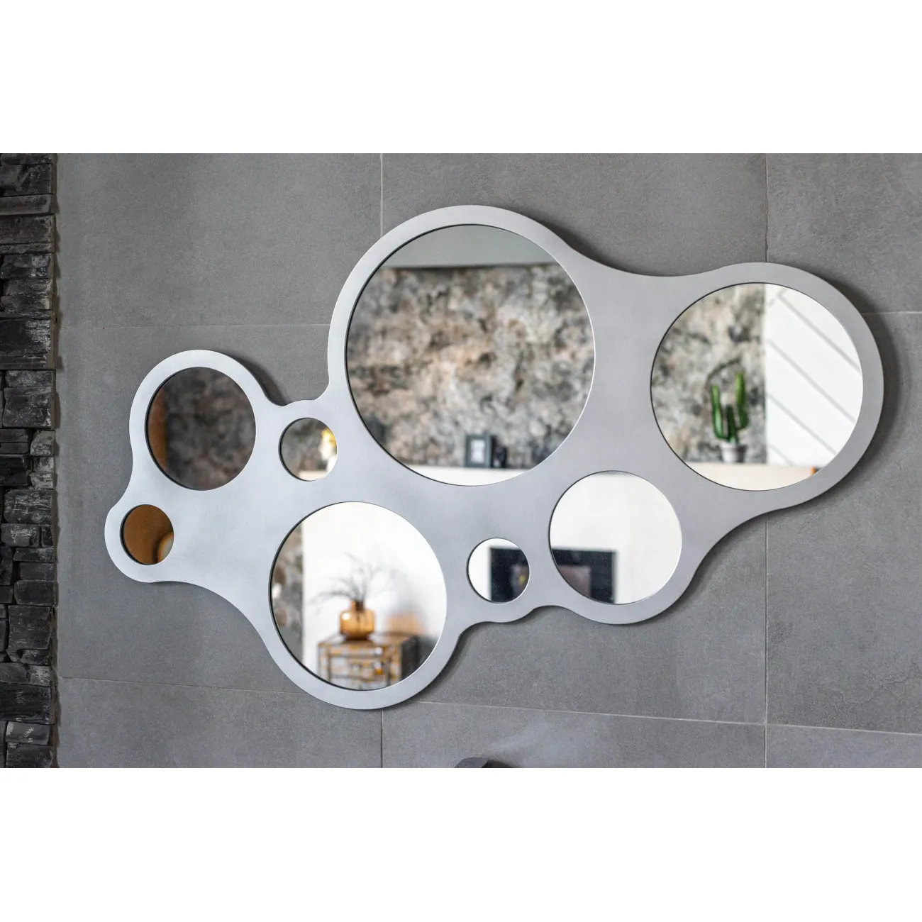 Зеркало Round Eyes Silver от LaLume