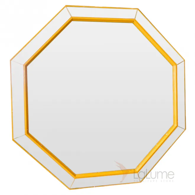 Зеркало Yellow Octagon