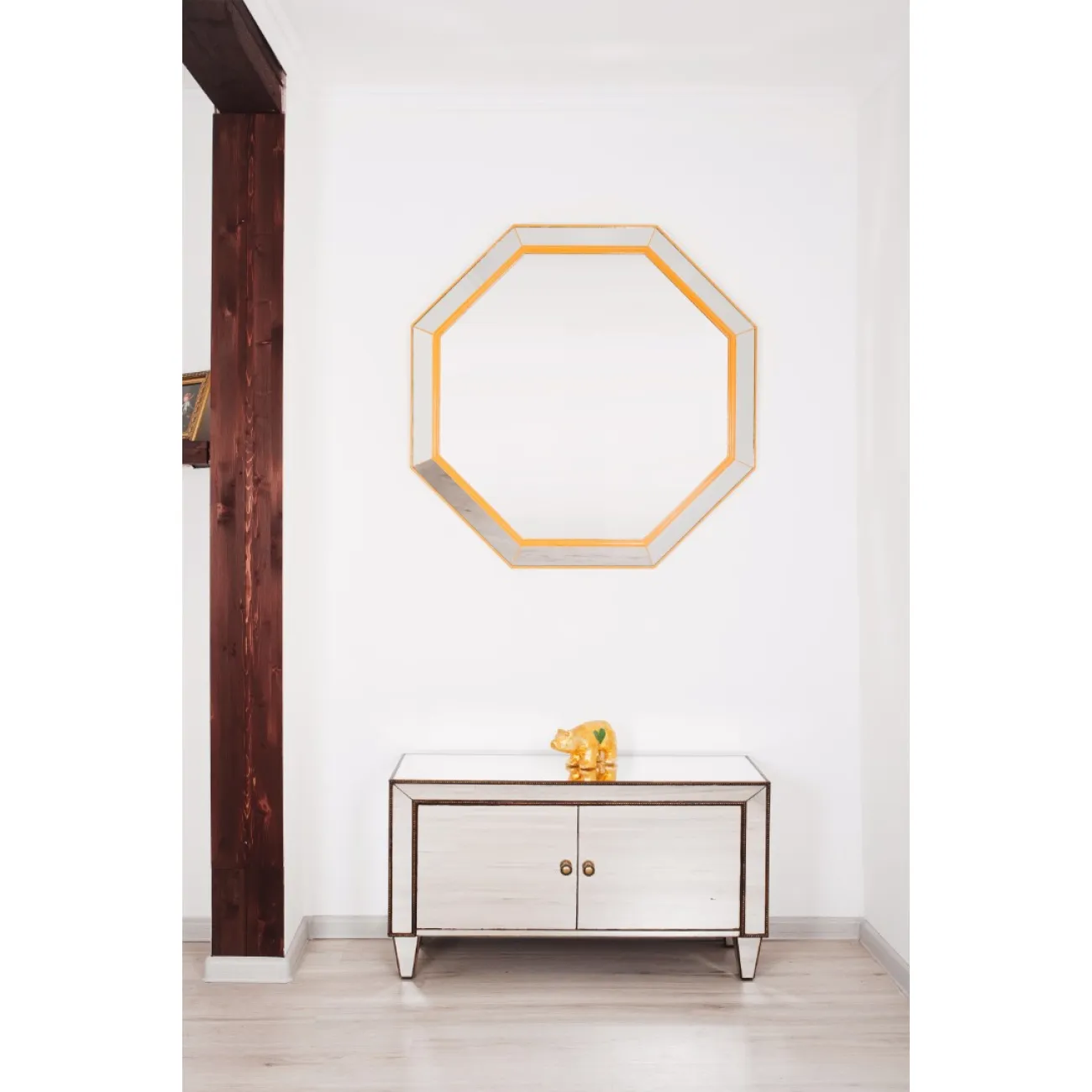 Зеркало Yellow Octagon от LaLume