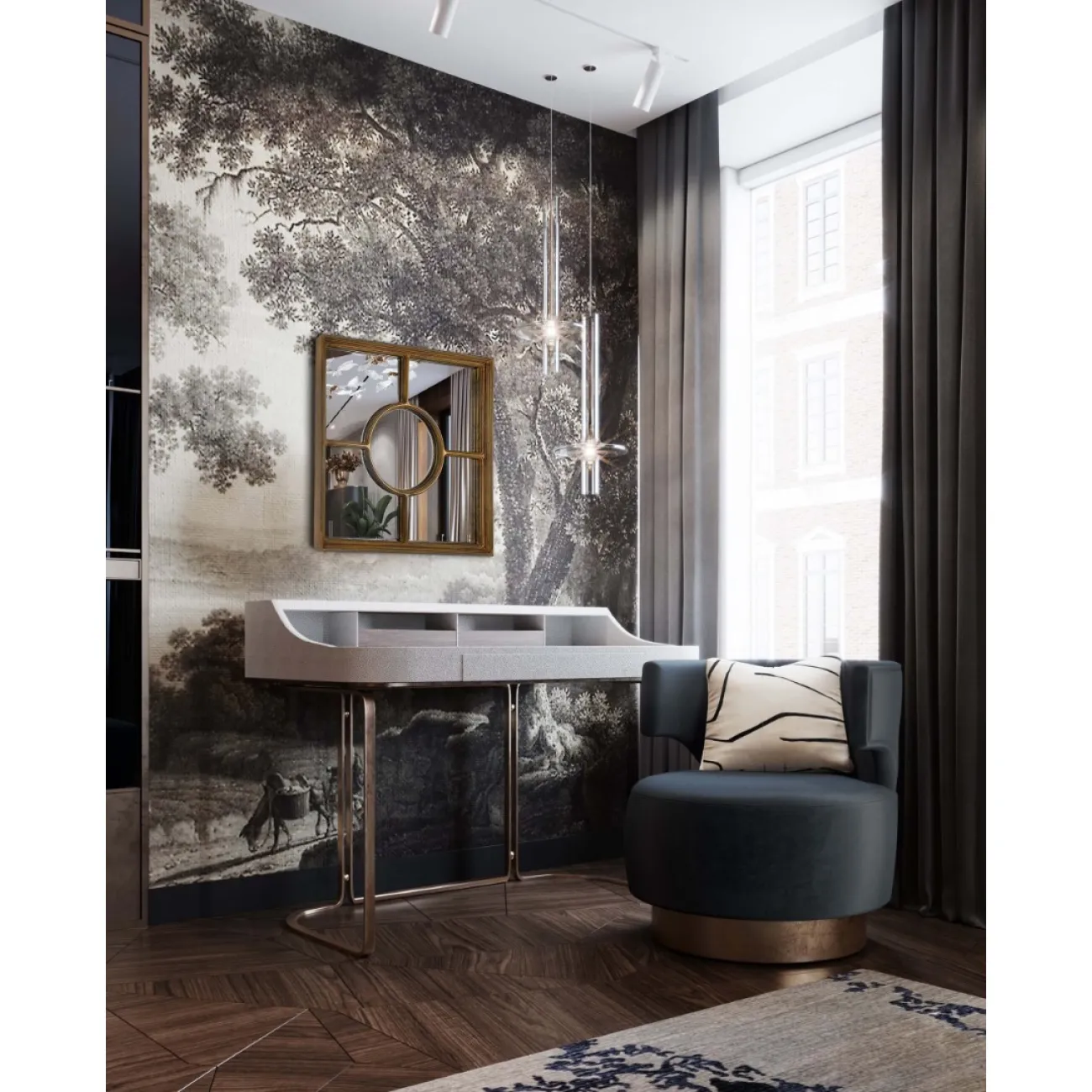 Зеркало Soleil от LaLume