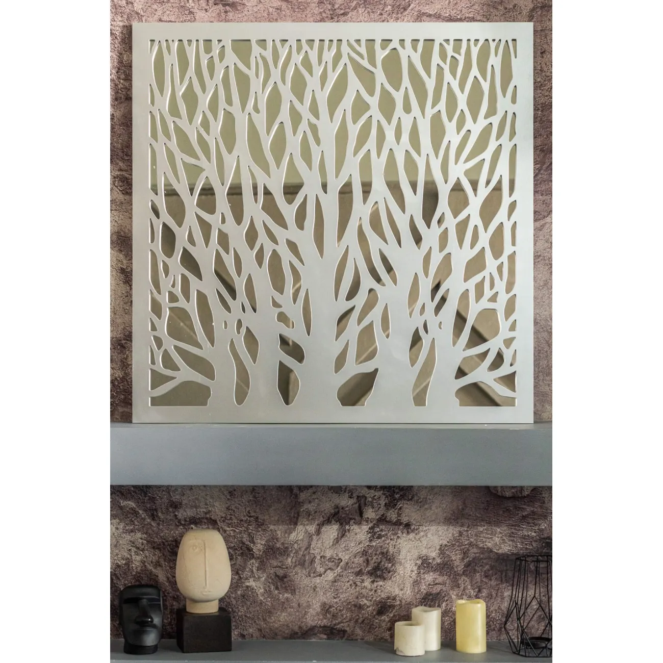 Зеркало Trees Silver от LaLume Зеркало Trees Silver от LaLume