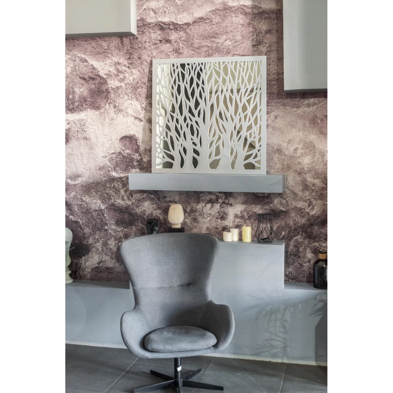 Зеркало Trees Silver от LaLume Зеркало Trees Silver от LaLume