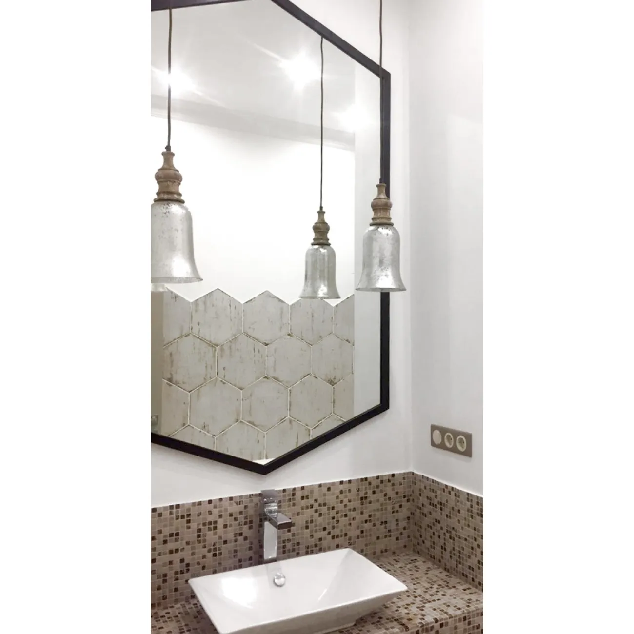 Зеркало Hexagon от LaLume