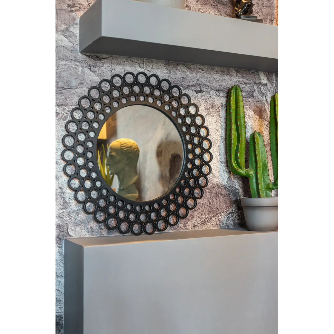 Зеркало Backbone Black от LaLume