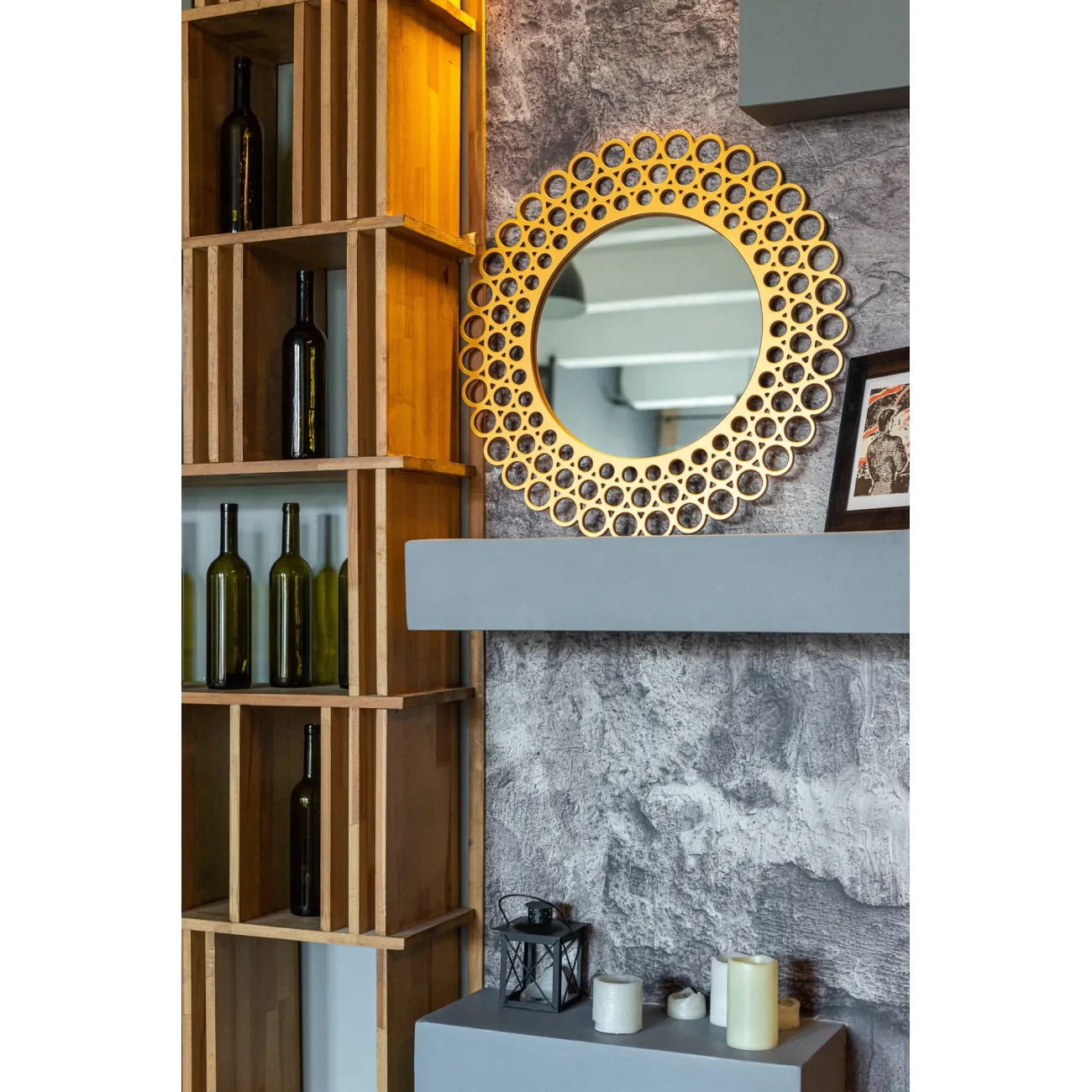 Зеркало Backbone Gold от LaLume Зеркало Backbone Gold от LaLume