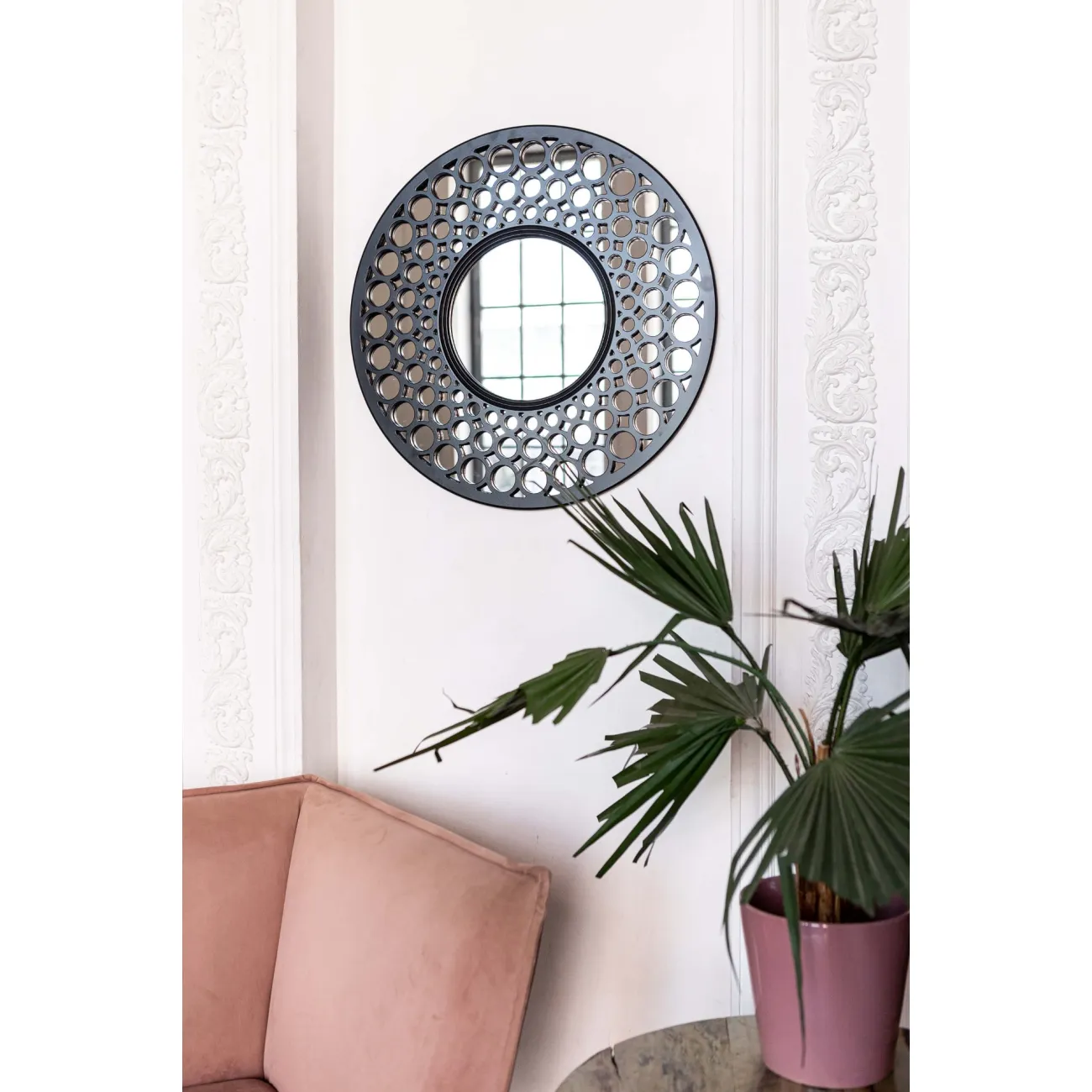 Зеркало Round Black от LaLume