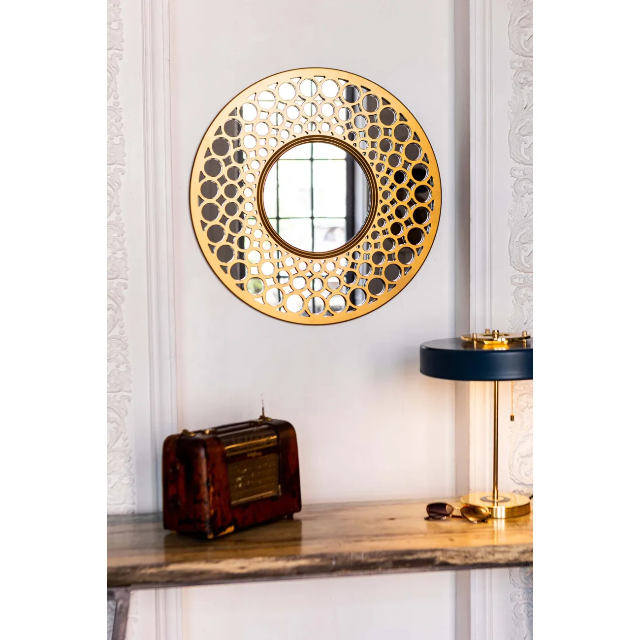 Зеркало Round Gold от LaLume