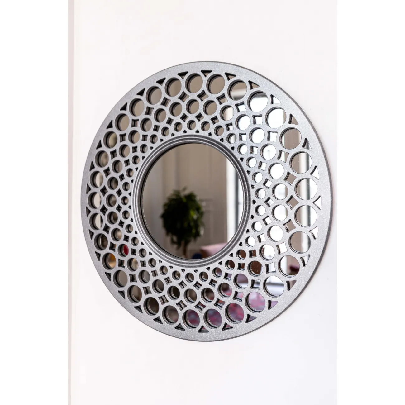 Зеркало Round Silver от LaLume