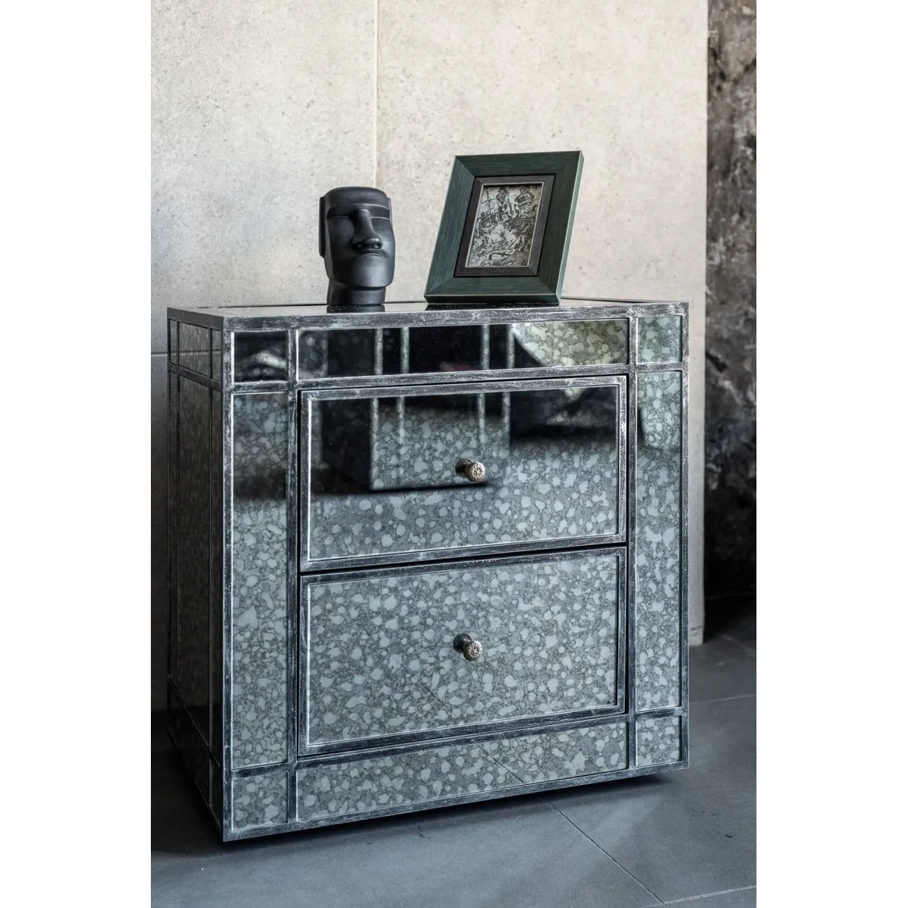 Тумба Olgrem Silver от LaLume Тумба Olgrem Silver от LaLume