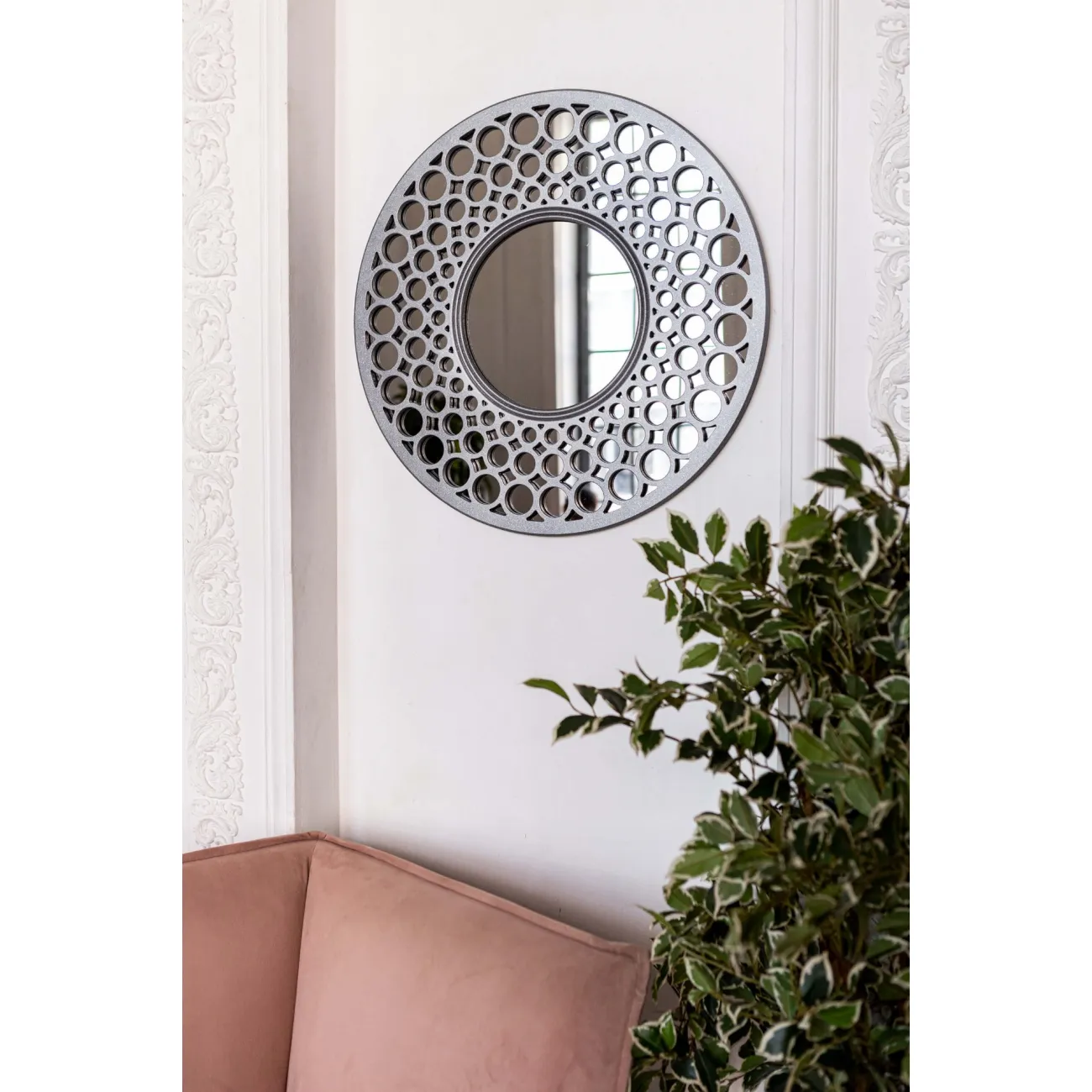 Зеркало Round Silver от LaLume