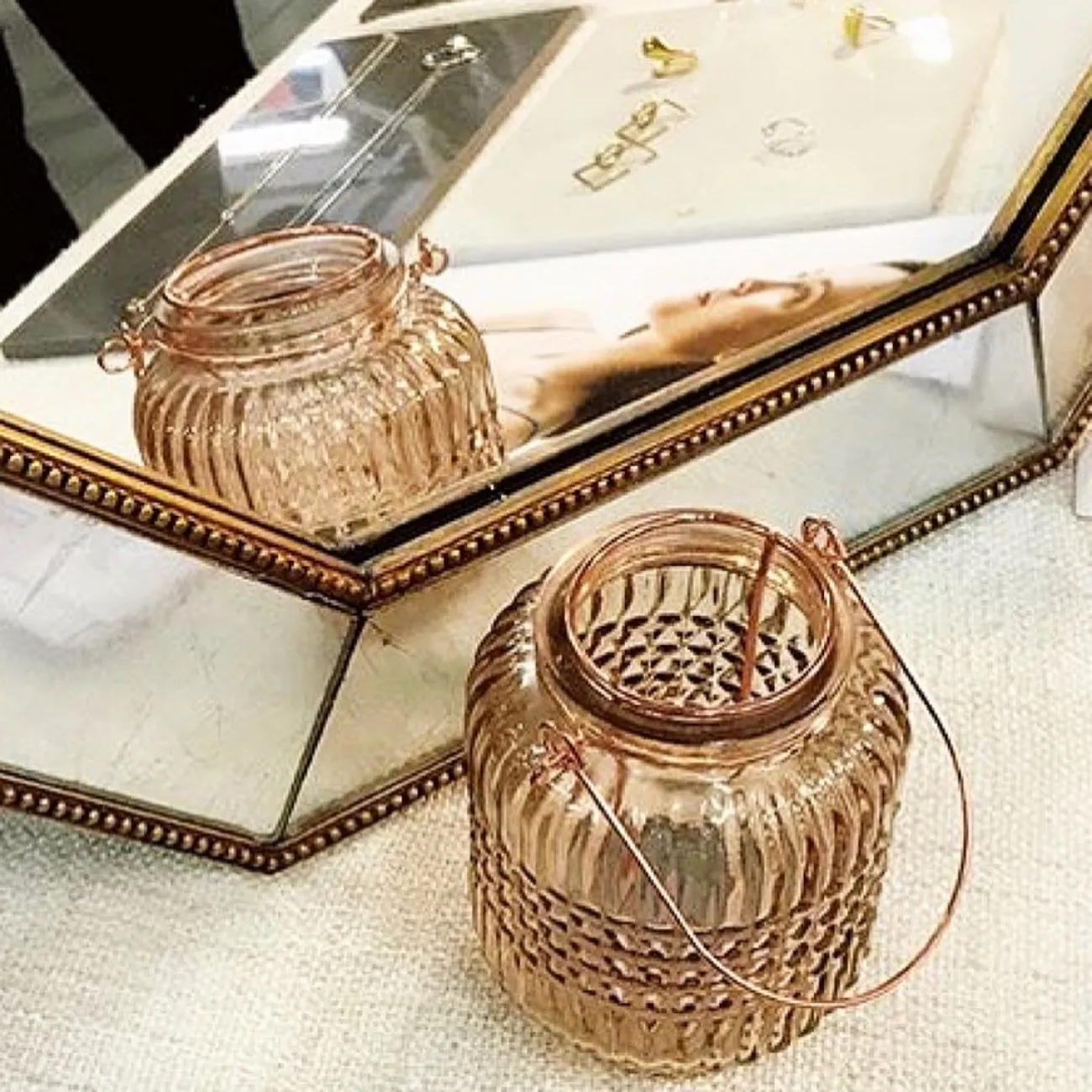 Зеркало King Gold Cant от LaLume