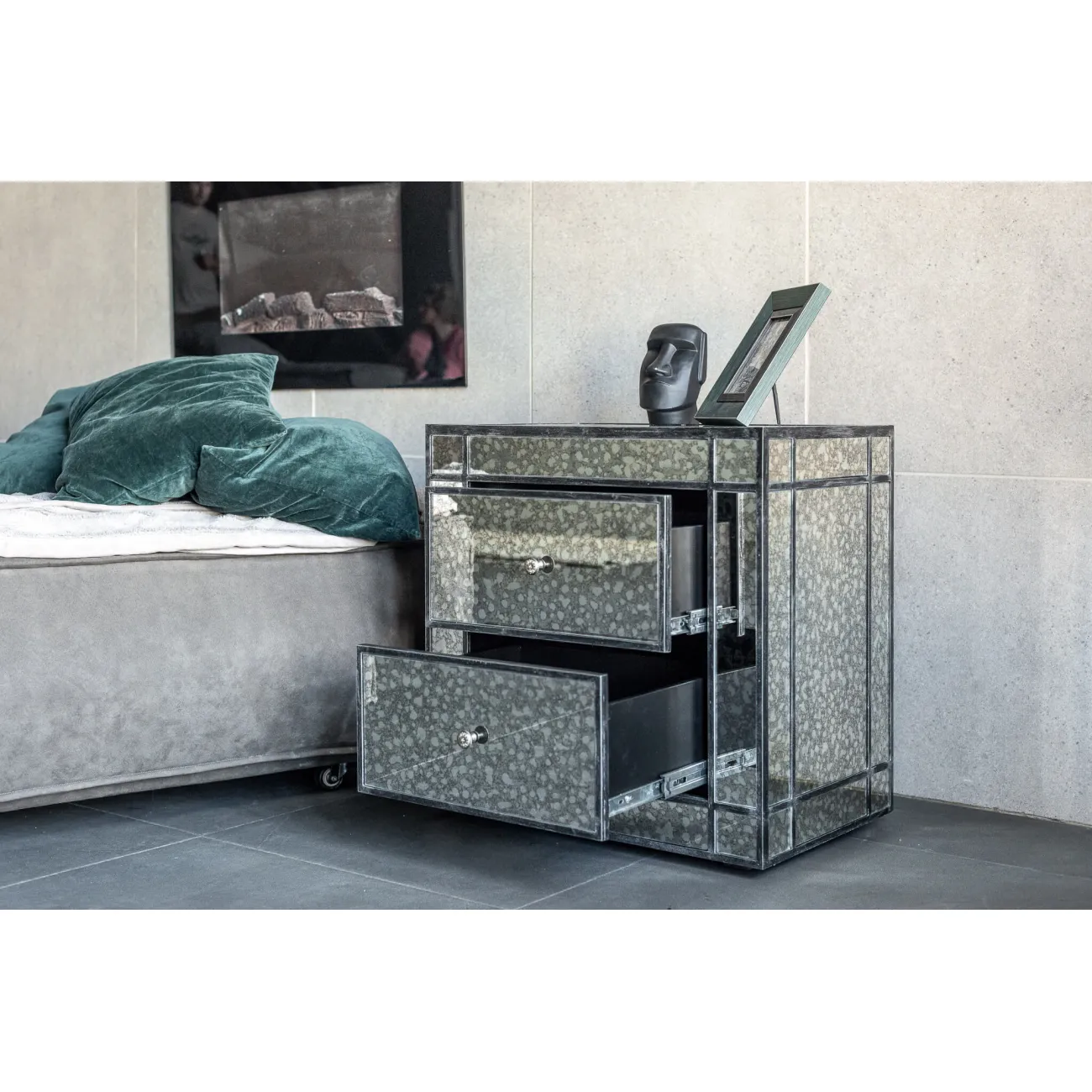 Тумба Olgrem Silver от LaLume Тумба Olgrem Silver от LaLume