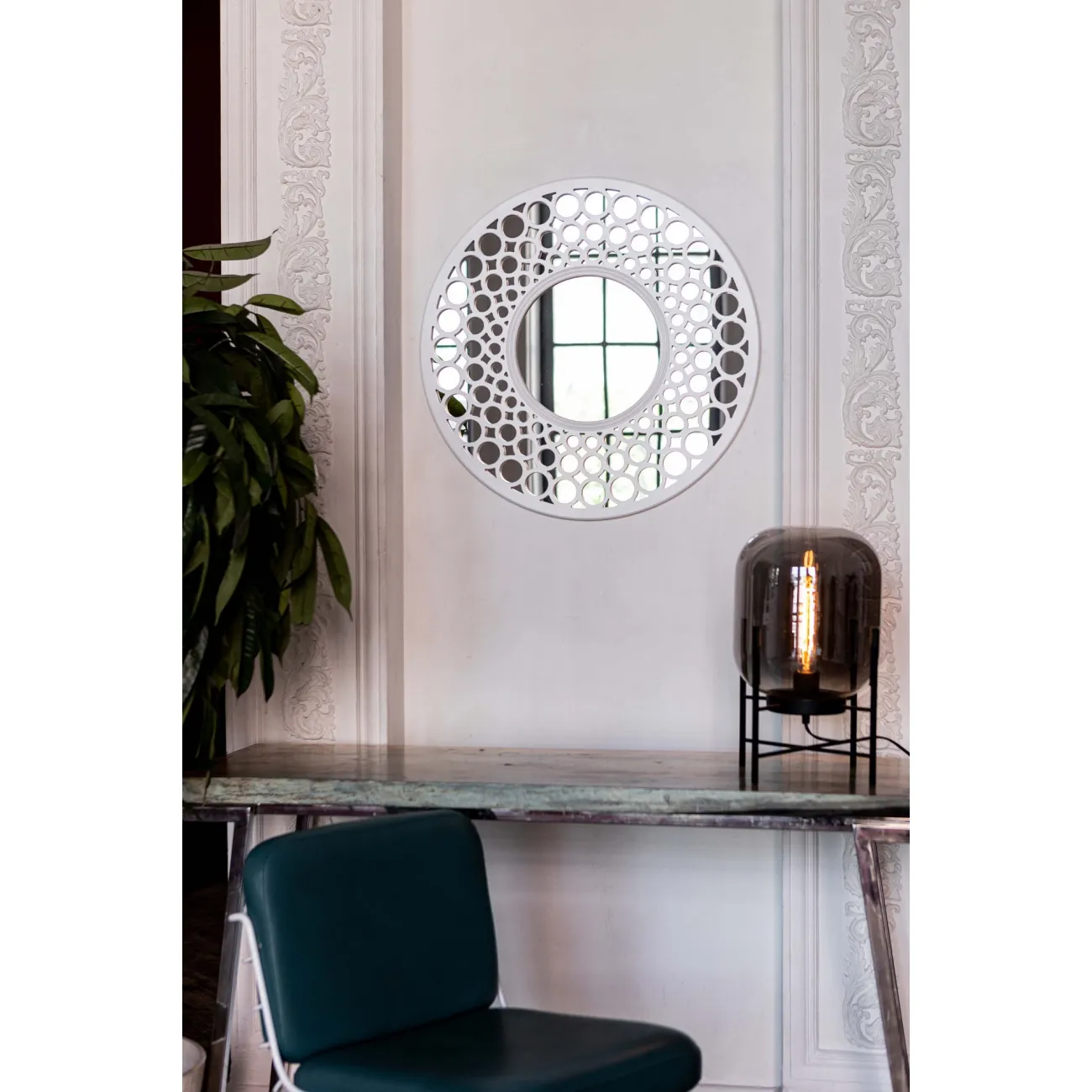 Зеркало Round White от LaLume