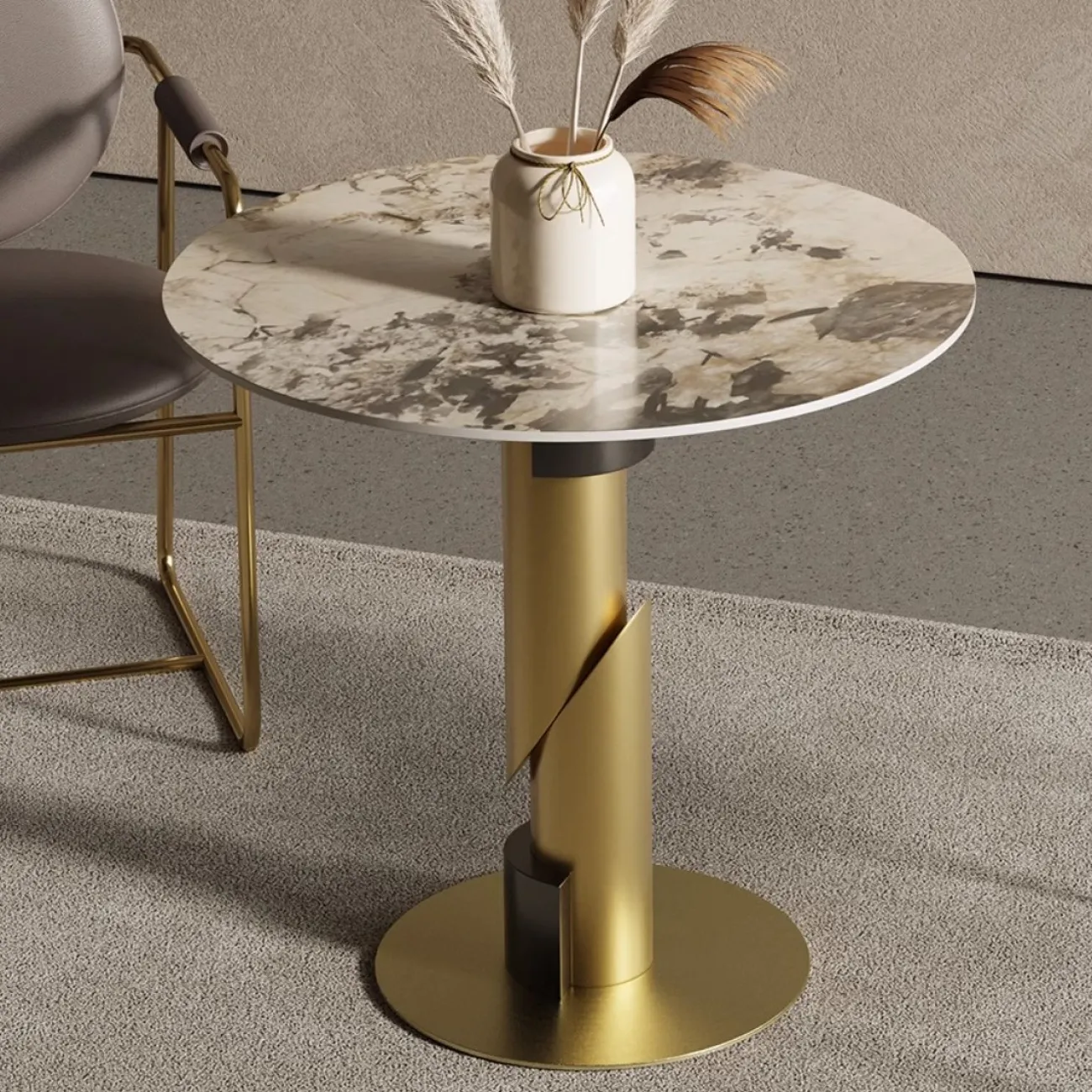 Круглый стол из натурального камня Tide Leader 35742-29 Круглый стол из натурального камня Tide Leader 35742-29