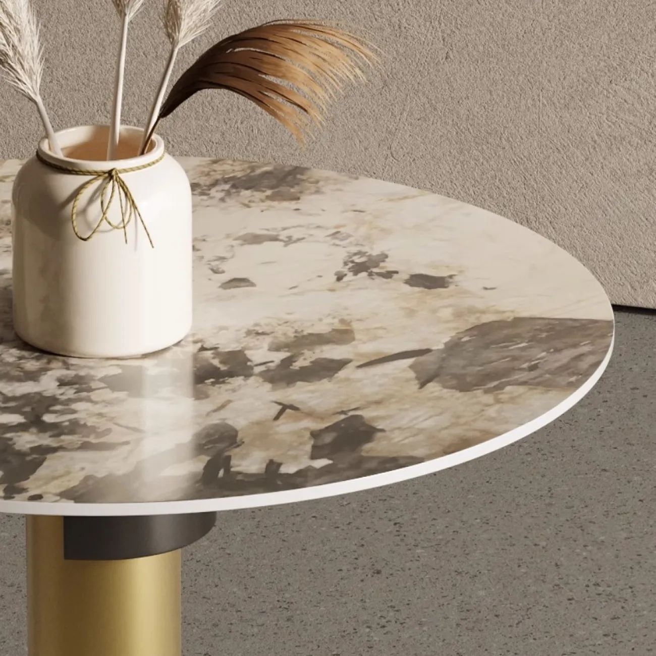 Круглый стол из натурального камня Tide Leader 35742-29 Круглый стол из натурального камня Tide Leader 35742-29