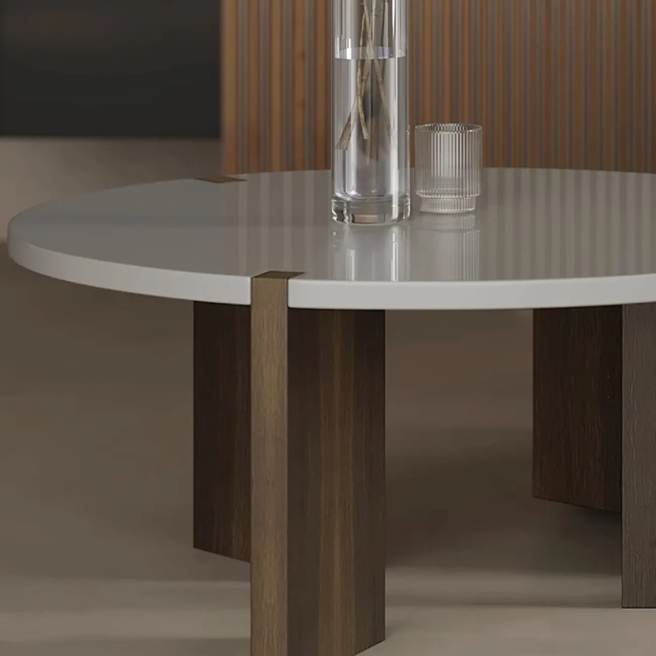 Современный журнальный столик из массива дерева Tide Leader 35747-29