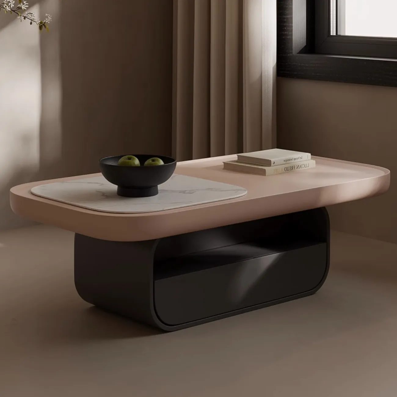 Роскошный прямоугольный чайный столик Tide Leader 35748-29