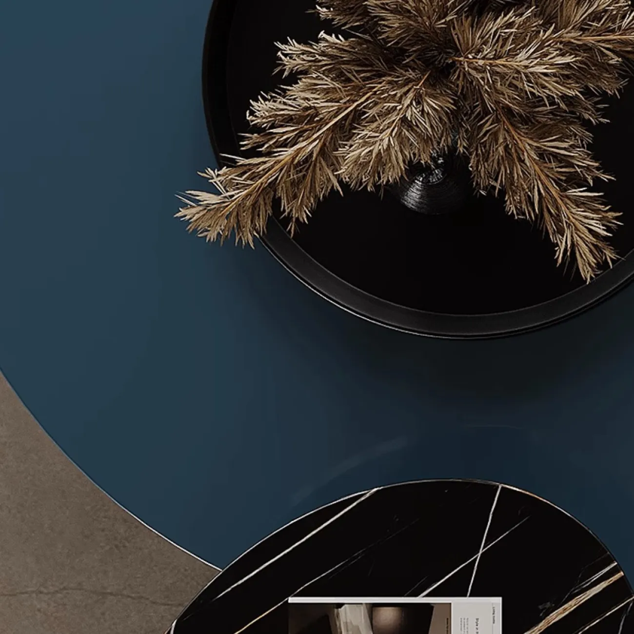 Итальянский круглый журнальный столик Tide Leader 35750-29