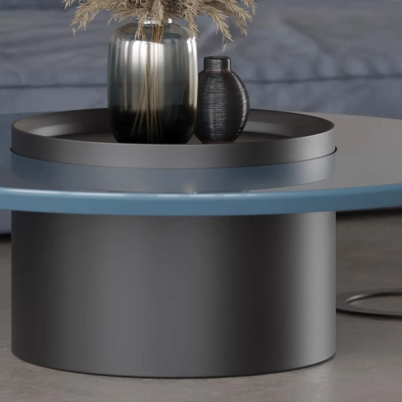 Итальянский круглый журнальный столик Tide Leader 35750-29