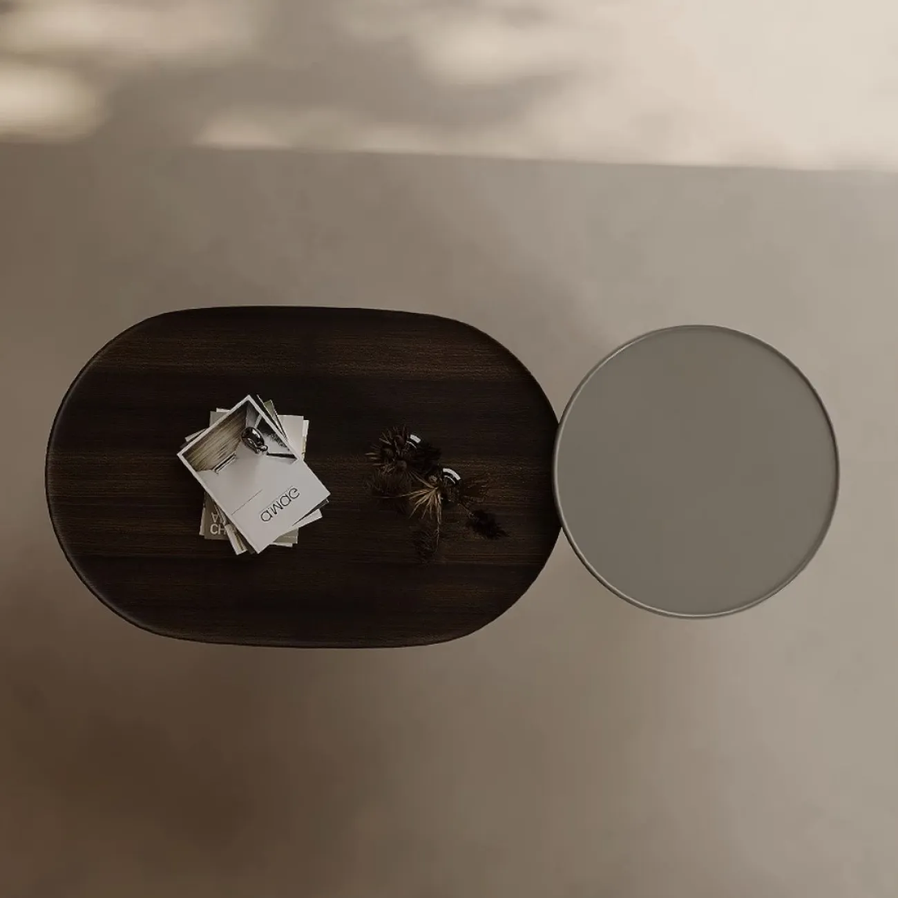 Дизайнерский журнальный столик в стиле Ваби-саби Tide Leader 35751-29 Дизайнерский журнальный столик в стиле Ваби-саби Tide Leader 35751-29