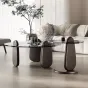 Журнальный столик из закаленного стекла в стиле Ваби-саби Tide Leader 35753-29