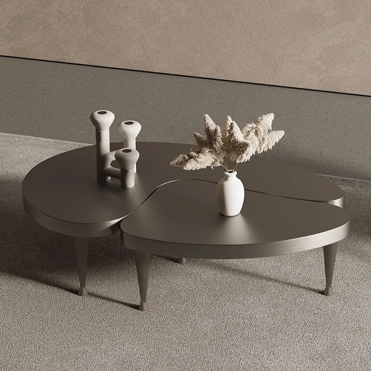 Журнальный столик специальной формы из нержавеющей стали Tide Leader 35756-29