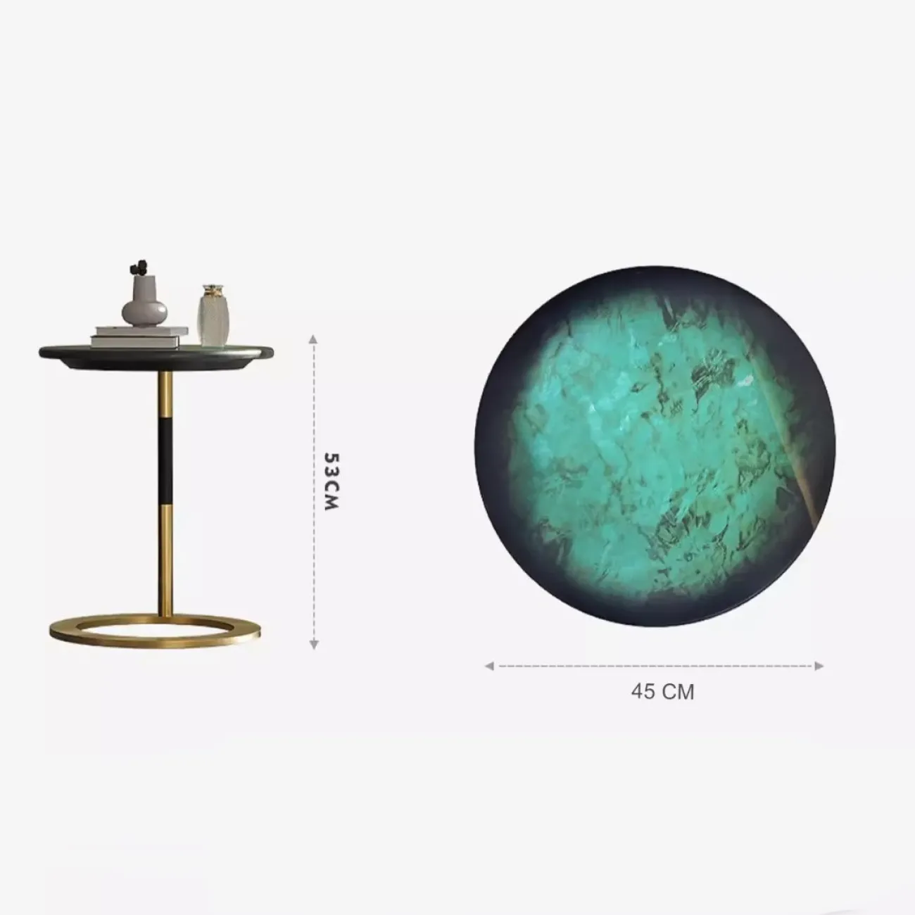 Приставной столик c-образной формы из нержавеющей стали Tide Leader 35757-29 Приставной столик c-образной формы из нержавеющей стали Tide Leader 35757-29