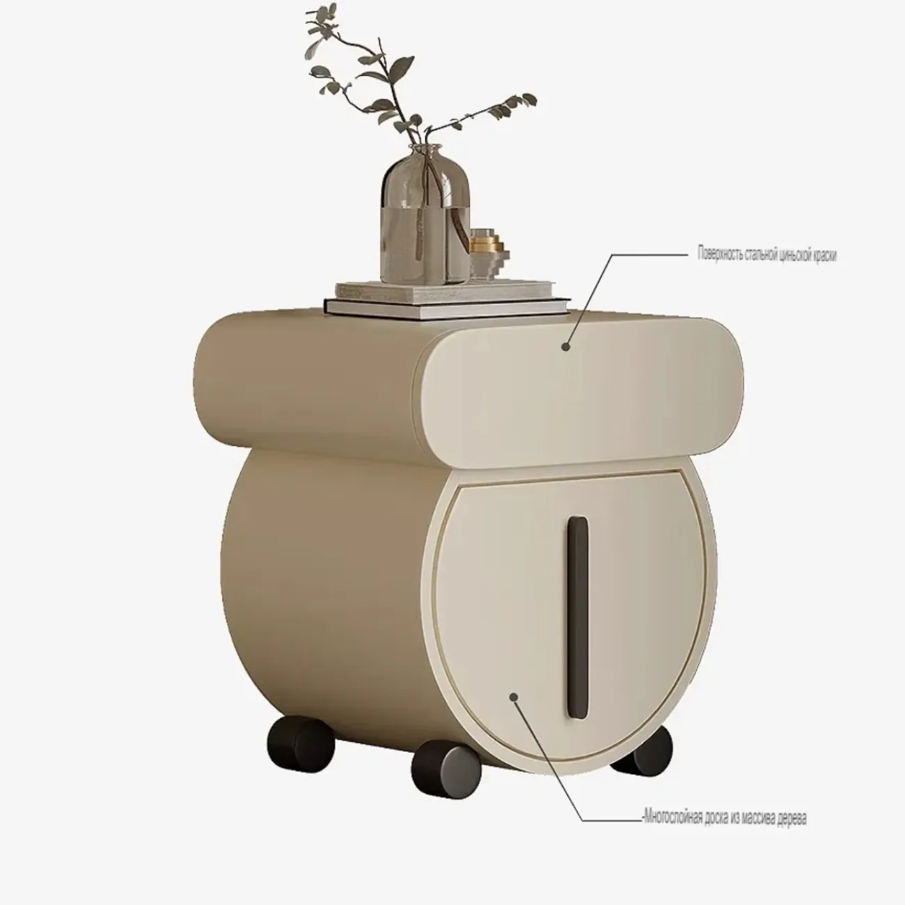 Креативная прикроватная тумбочка  Tide Leader 35758-29