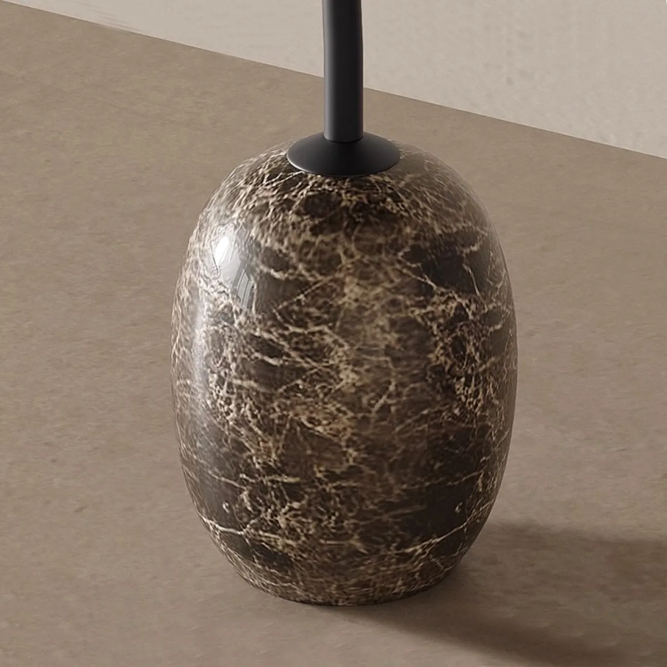 Минималистский мраморный круглый приставной столик Tide Leader 35761-29 Минималистский мраморный круглый приставной столик Tide Leader 35761-29