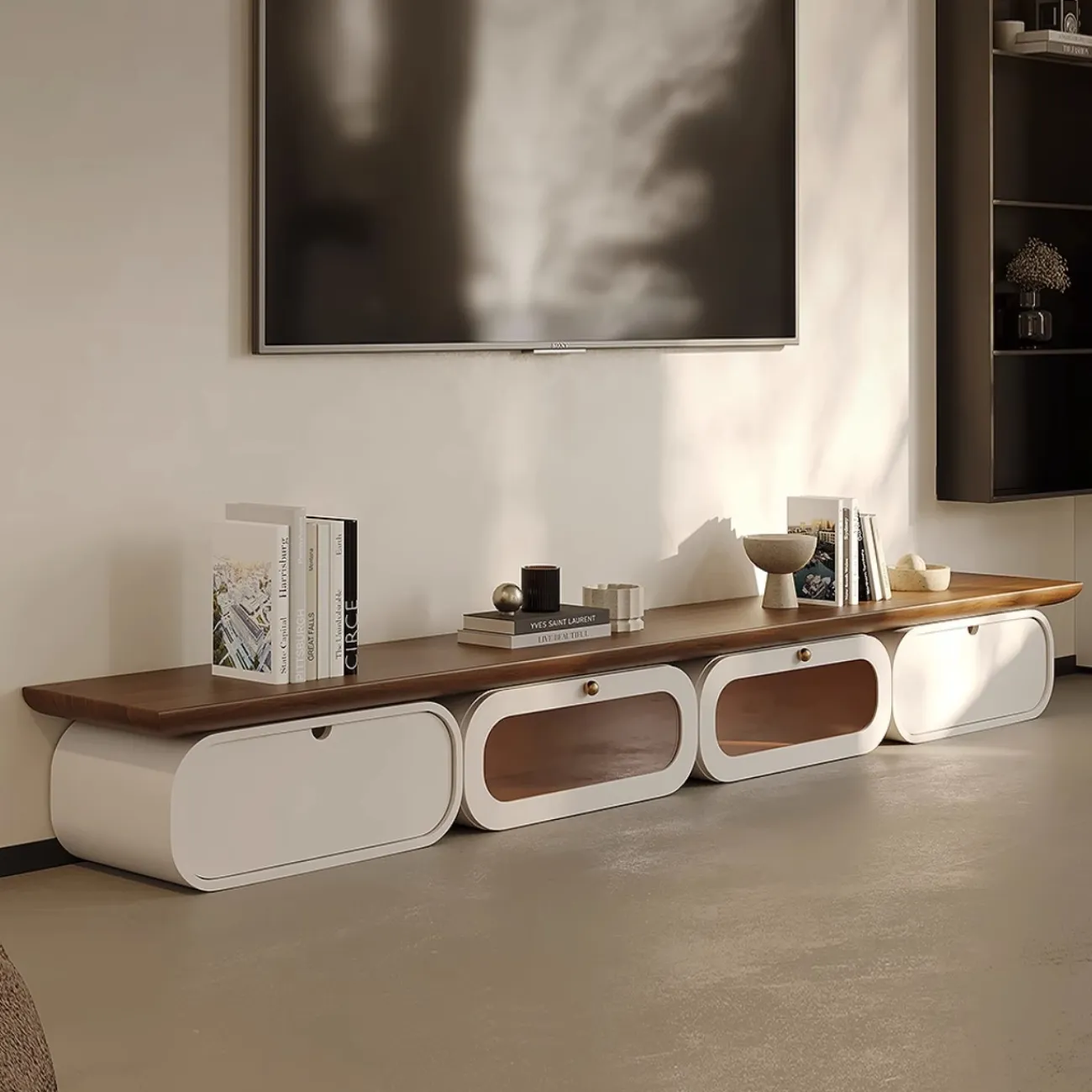 Роскошный  ТВ-шкаф из массива дерева Tide Leader 35762-29