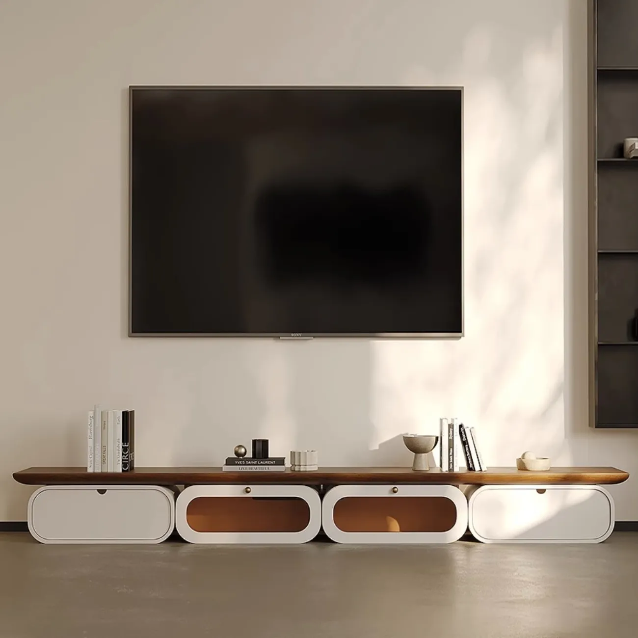 Роскошный  ТВ-шкаф из массива дерева Tide Leader 35762-29