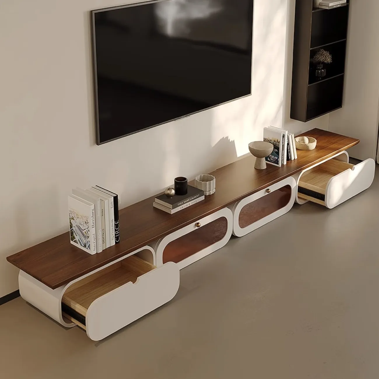 Роскошный  ТВ-шкаф из массива дерева Tide Leader 35762-29