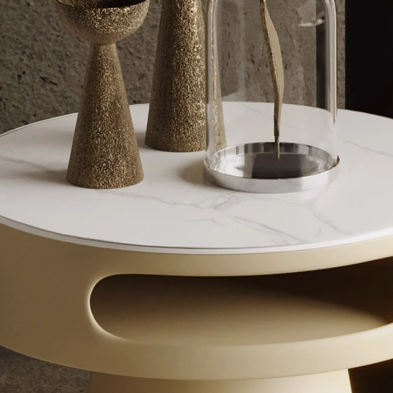 Роскошный дизайнерский круглый столик Tide Leader 35763-29 Роскошный дизайнерский круглый столик Tide Leader 35763-29