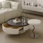 Дизайнерский круглый журнальный столик Tide Leader 35766-29