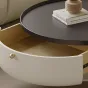 Дизайнерский круглый журнальный столик Tide Leader 35766-29