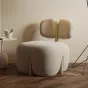 Дизайнерское кресло в кремовом стиле Tide Leader 35767-29
