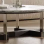 Большой и маленький круглый журнальный столик из мрамора Tide Leader 35768-29